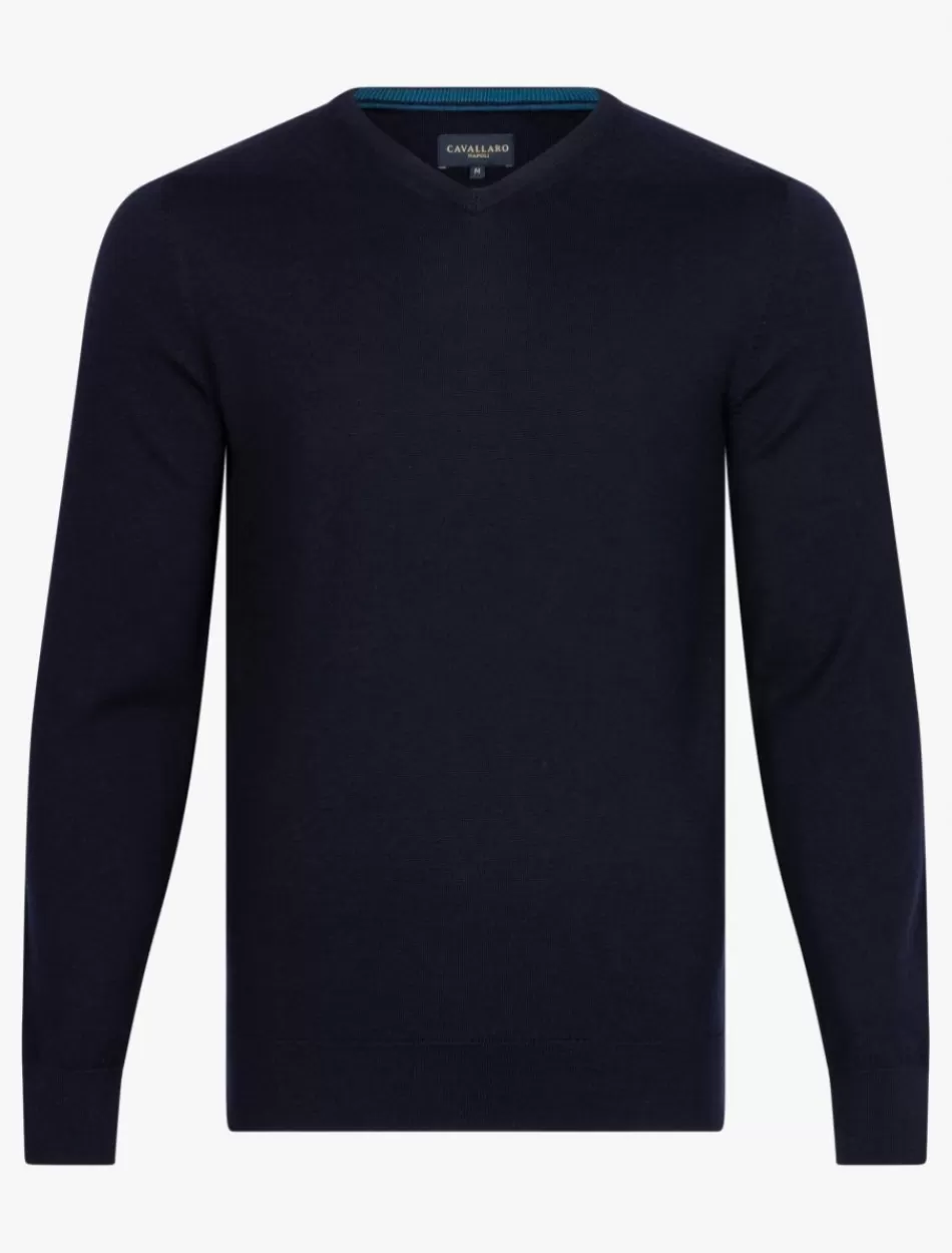 Best Sale Merino V-Neck Pullover Men Sweaters